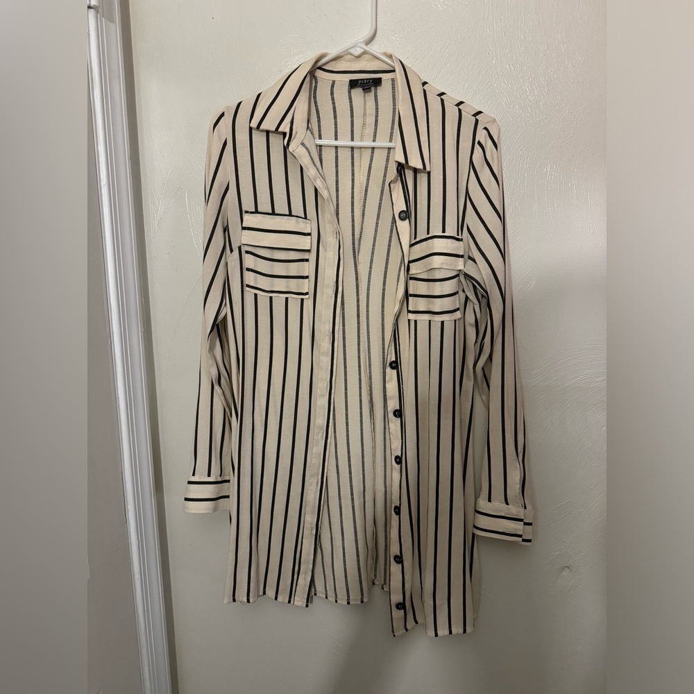 Stripe Button down shirt